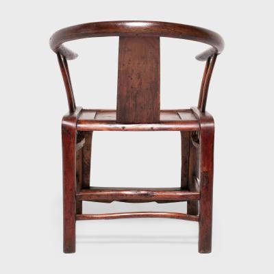 Red Lacquer Roundback Chair