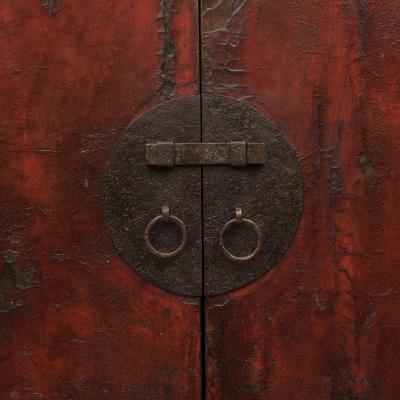 Red Lacquer Wedding Cabinet