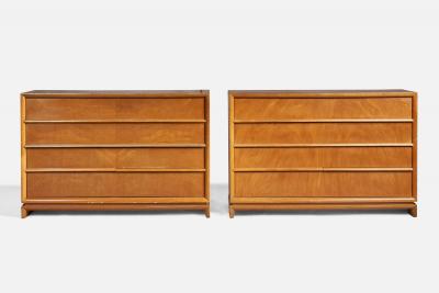 Red Lion Furniture Dressers in Walnut USA 1940s