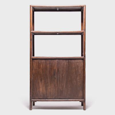 Relief Carved Scholars Shelf