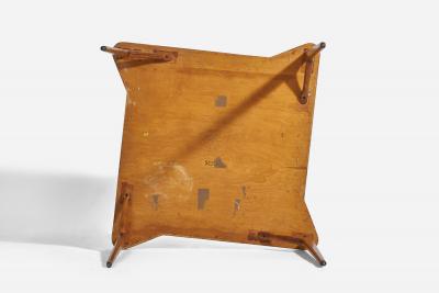 Renzo Rutili Table with Cork and Wood for Johnson Furniture Company USA 1940s