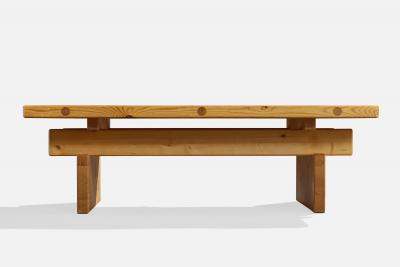 Roland Wilhelmsson Roland Wilhelmsson Coffee Table in Pine Sweden 1970s