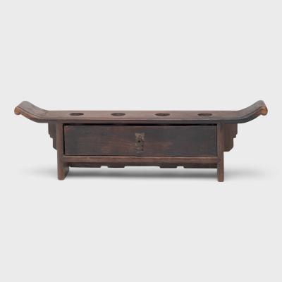 Rosewood Altar Opium Stand with Dali Marble