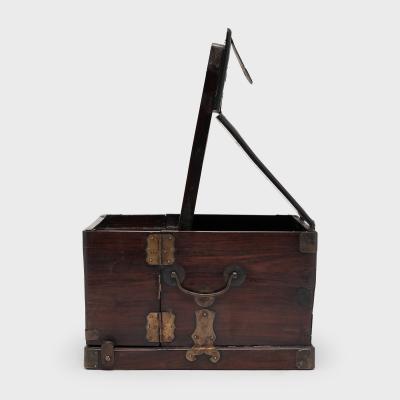 Rosewood Jewelry Box with Mother of Pearl Inlay