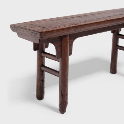 Round Leg Courtyard Bench