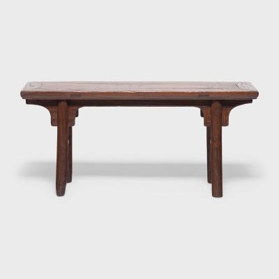 Round Leg Courtyard Bench