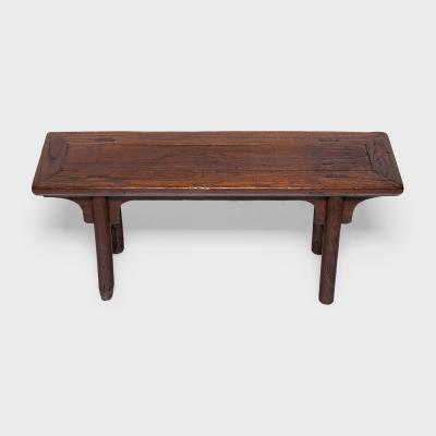 Round Leg Courtyard Bench