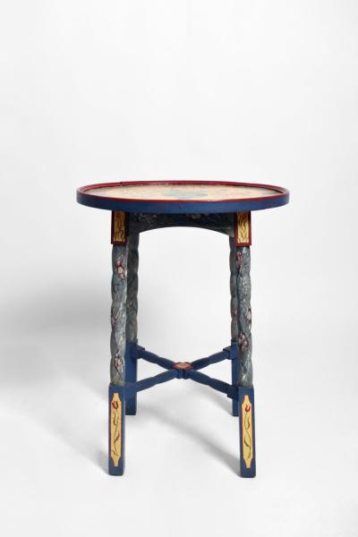 Round pedestal table 1960s 