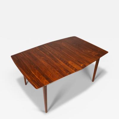 Mid Century Modern expansion Table in Solid Walnut by Russel Wright (Incollect)