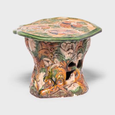 Sancai Peony Headrest