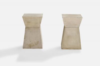 Scott Burton Scott Burton Side Tables in Cast Concrete USA 1981