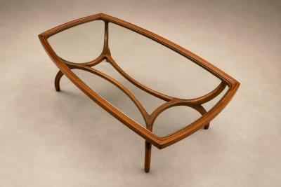Sculptural Cavi na Coffee Table by Giuseppe Scapinelli Brazil 1950s