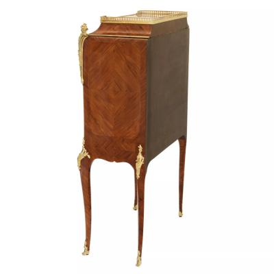 Secretary Desk With A Painted Panel Paul Sormani France Paris