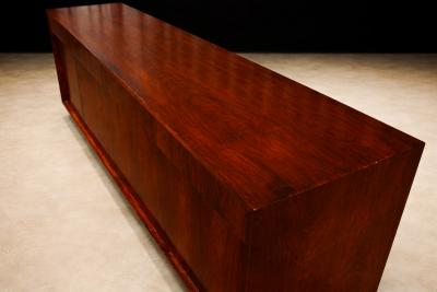 Sergio Rodrigues 1960s Mid Century Modern Credenza by Sergio Rodrigues in Rosewood Lot 414