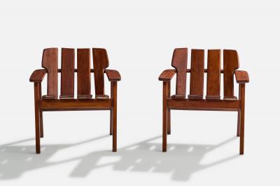 Sergio Rodrigues Sergio Rodrigues Lounge Chairs in Wood Brazil 1978