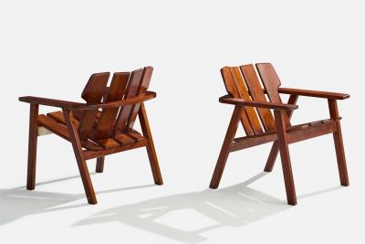 Sergio Rodrigues Sergio Rodrigues Lounge Chairs in Wood Brazil 1978