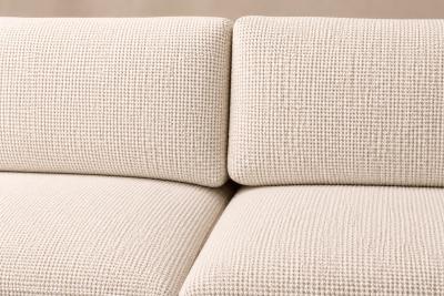 Sergio Rodrigues Sergio Rodrigues Millor Sofa in Rosewood Leather Textured Fabric 1960s