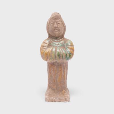 Set of Five Sancai Female Attendant Figures