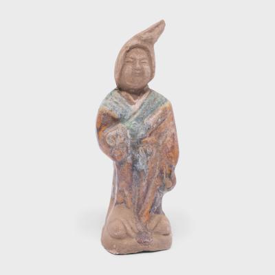 Set of Five Sancai Female Attendant Figures