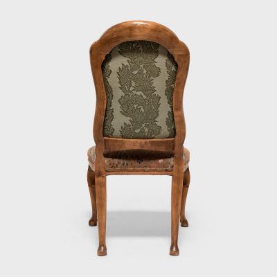 Set of Four Louis XV Style Upholstered Dining Chairs