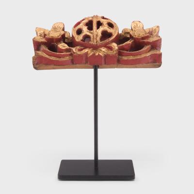 Set of Three Mythical Gilt Fragments