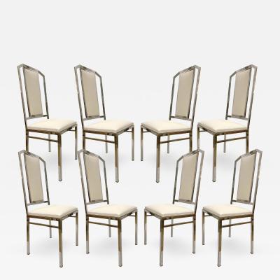 Set of eight chairs Italy 1970