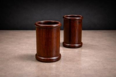 Set of two Midcentury Modern Pen Holders in Rosewood Jupanam 1960s