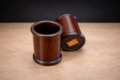 Set of two Midcentury Modern Pen Holders in Rosewood Jupanam 1960s