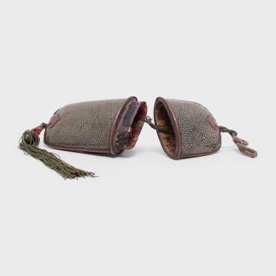 Shagreen Glasses Case with Tassel
