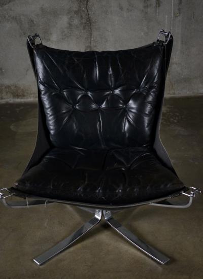 Sigurd Resell Sigurd Resell Pair of Falcon Chairs