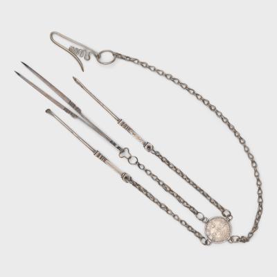 Silver Coin Opium Tool Set