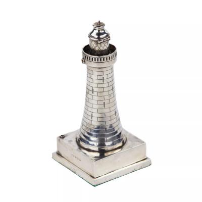 Silver Lighthouse Form Lighter Short Mason Birmingham 1931