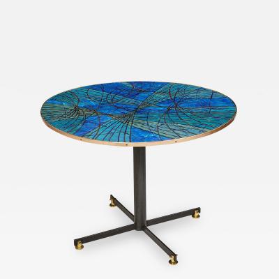 Siva Poggibonsi Siva Arredamenti Dining Table with an enamel top by Limoges
