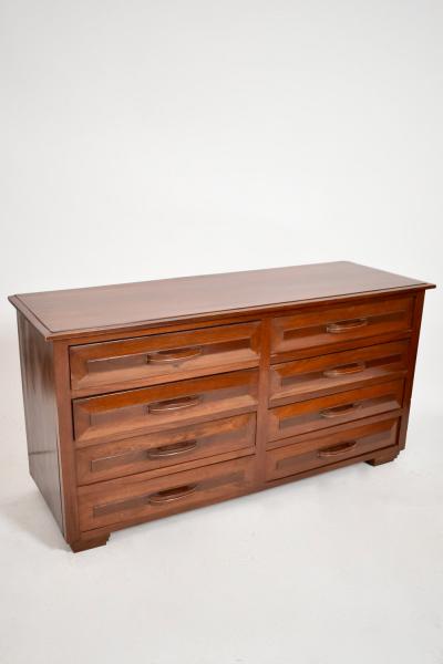 Solid mahogany chest of drawers 1970s 