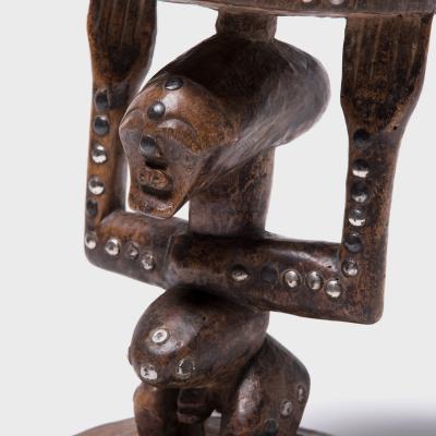 Songye Style Caryatid Stool