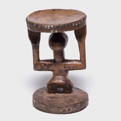 Songye Style Caryatid Stool