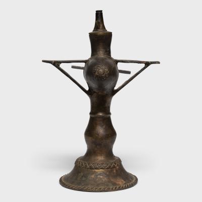 South Asian Brass Oil Lamp