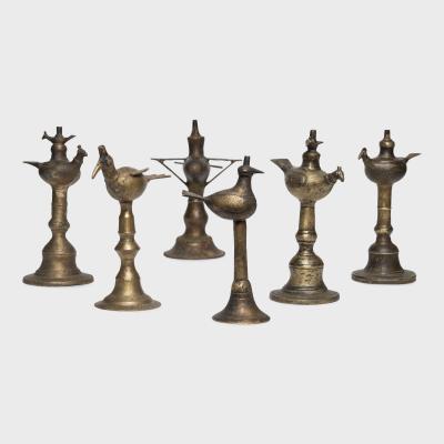 South Asian Brass Oil Lamp