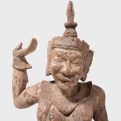 Southeast Asian Polychrome Entertainer