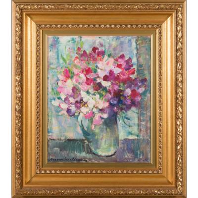 Still Life Flowers In A Jug Anna Snellman 1884 1962 Finland