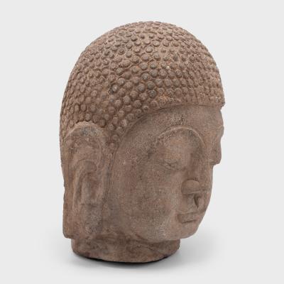 Stone Shakyamuni Buddha Head