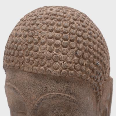 Stone Shakyamuni Buddha Head