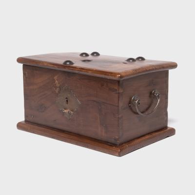 Studded Nanmu Lock Box