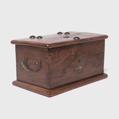 Studded Nanmu Lock Box