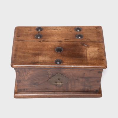 Studded Nanmu Lock Box