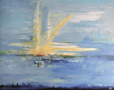 Susan Woldman Susan Woldman Sunburst Blue 2015