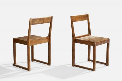 Sven Markelius Dining Room Chairs in Birch Sweden 1940s