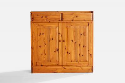 Swedish Designer Cabinet in Pine Sweden 1970s