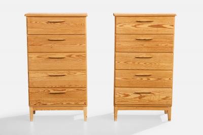 Swedish Designer Chests of Drawers in Pine Sweden 1970s