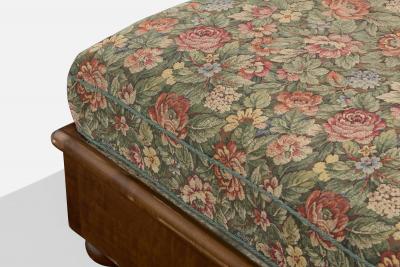Swedish Designer Daybed with Birch and Fabric Sweden 1930s
